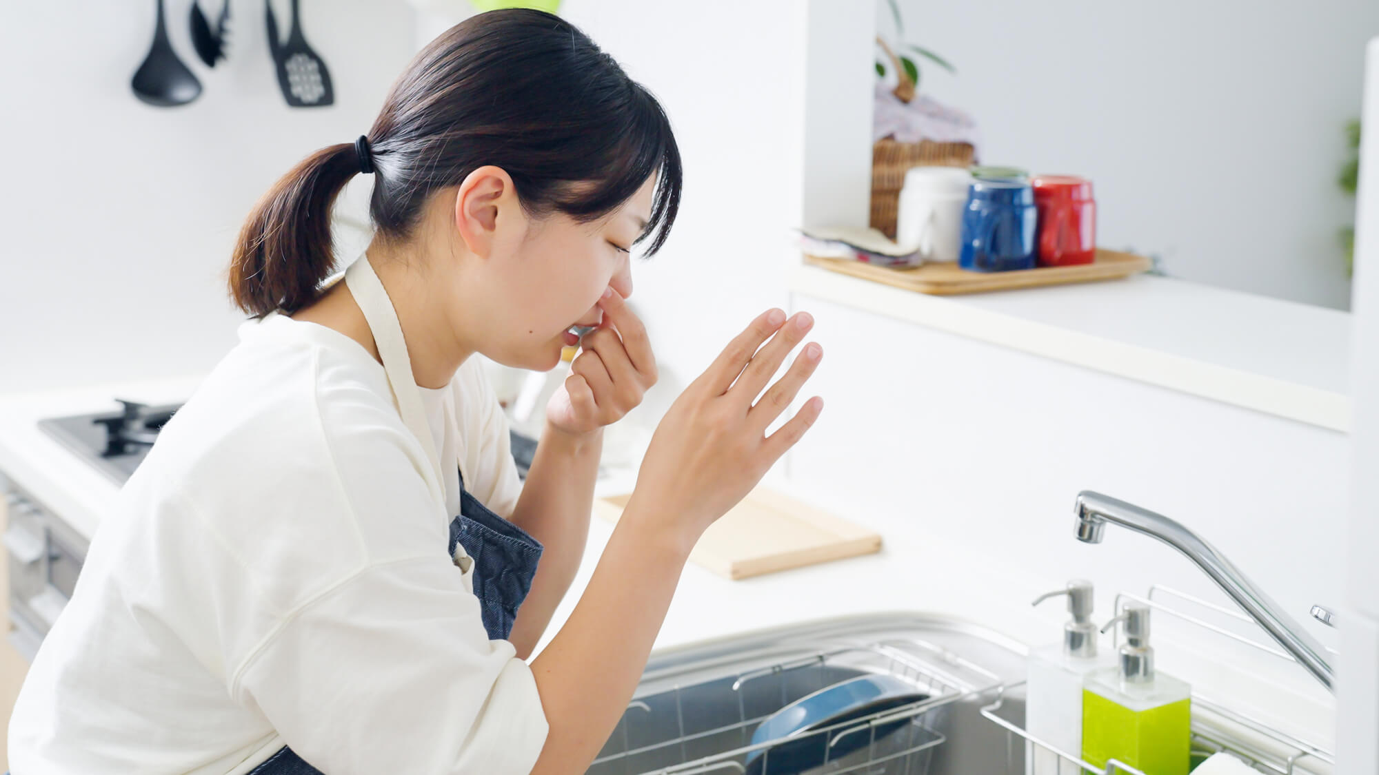 定期的に排水溝掃除をする