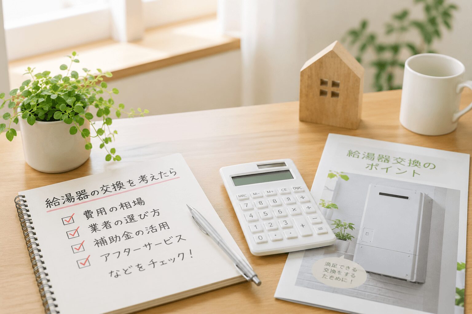 給湯器交換の補助金や将来的なリフォーム計画も含めて相談